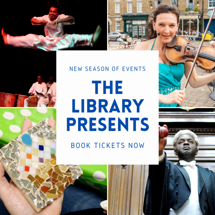 The Library Presents Book Tickets Now Image Block